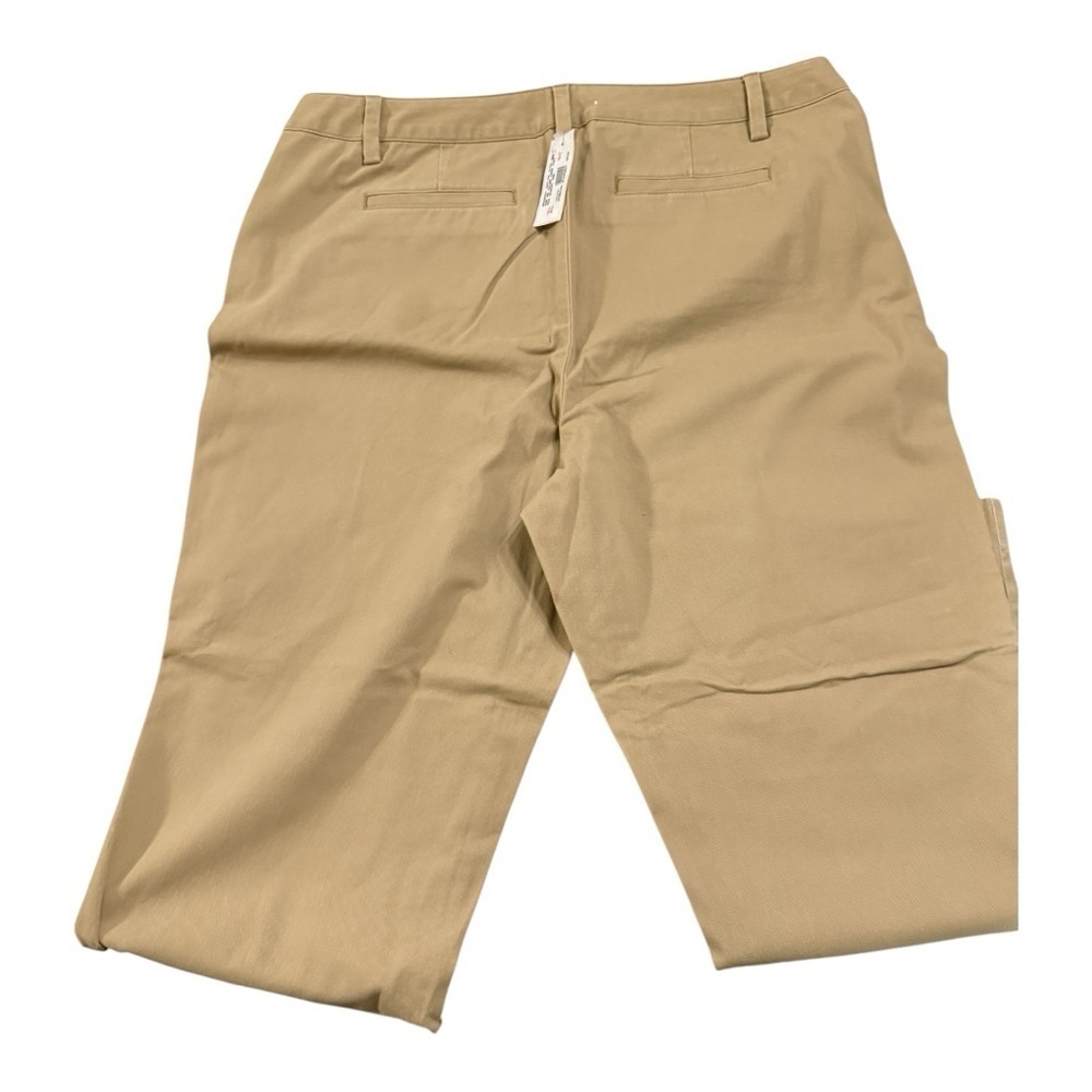 Lands’ End Women’s Chino Crop Pants 20W Desert Tan - Picture 3 of 3